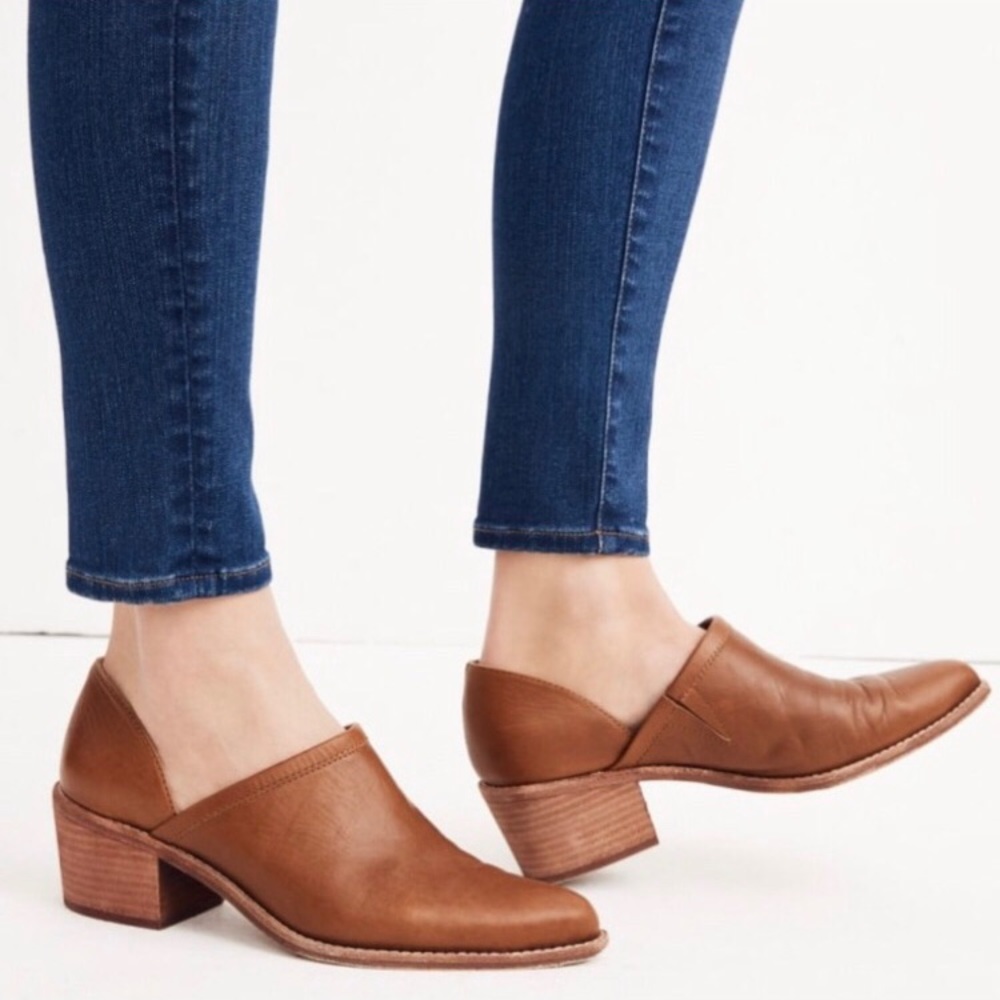 Madewell The Brady Lowcut Bootie English Sadle